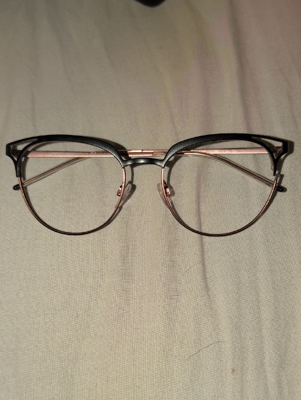 Emporio Armani 1082 Frames in Black and Rose Gold